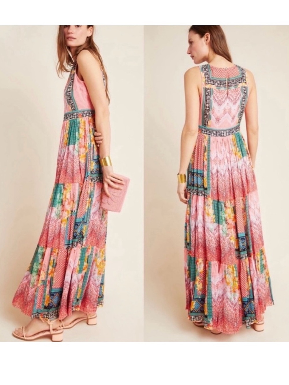 EUC Anthropologie Alessandra Maxi Dress